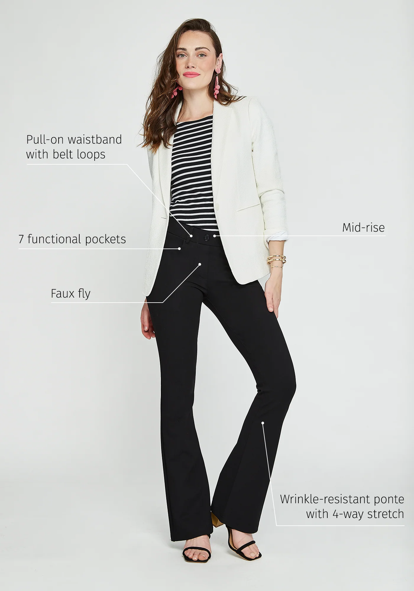 7-Pocket DPYP™ Dress Pant Yoga Pant | Bootcut (Black) - Image 3