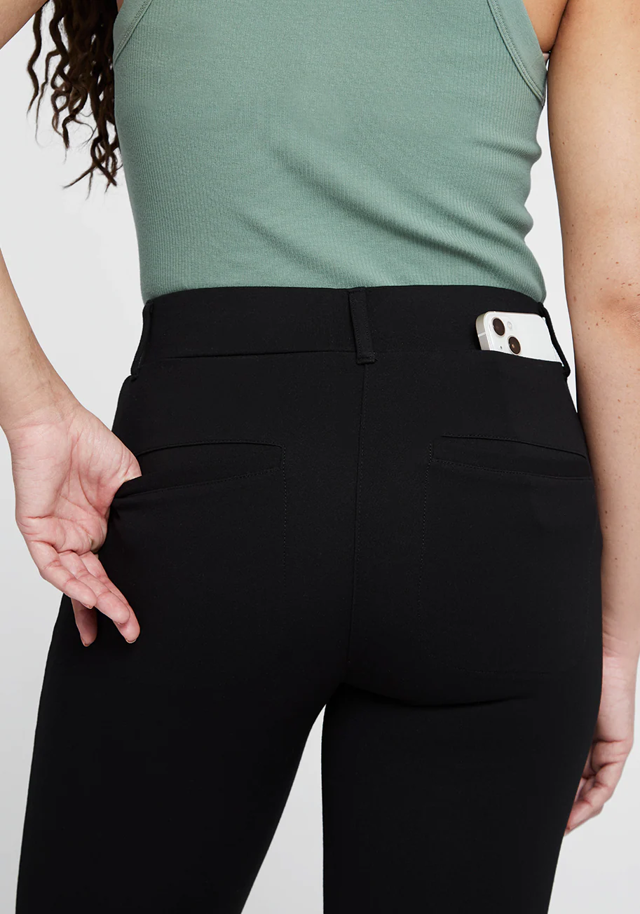 7-Pocket DPYP™ Dress Pant Yoga Pant | Straight (Black) - Image 4