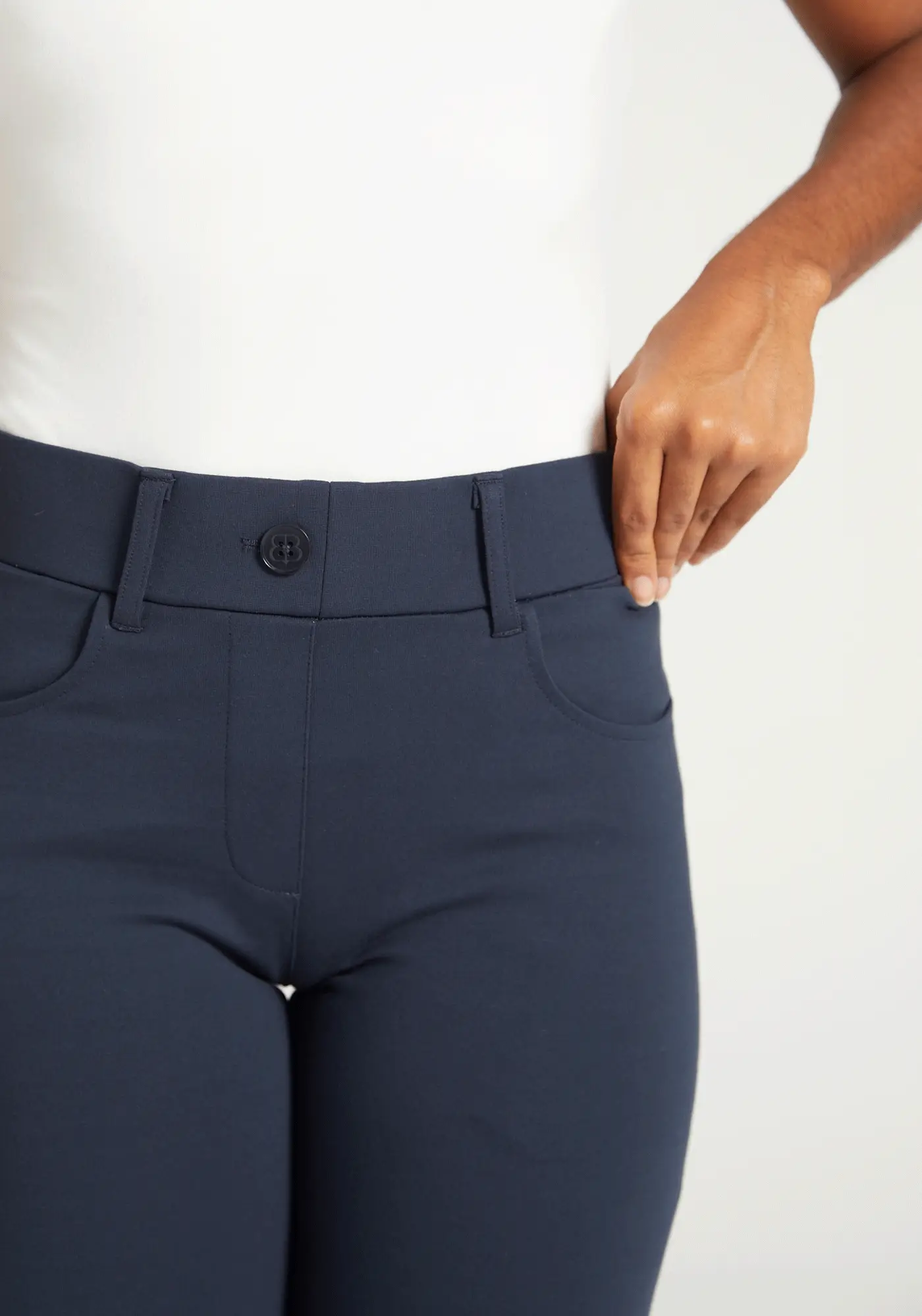 7-Pocket DPYP™ Dress Pant Yoga Pant | Skinny (Navy) - Image 6