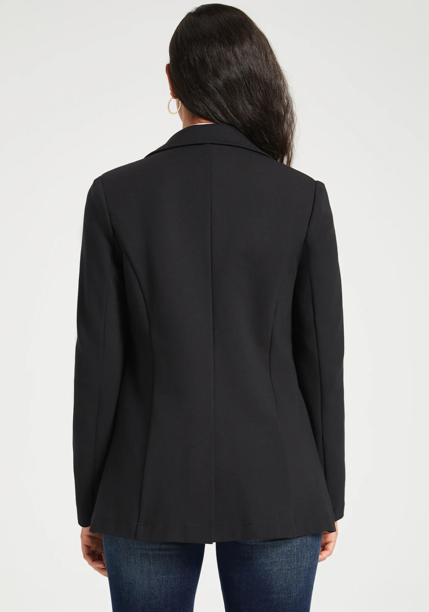 Classic Blazer | Stretch Ponte (Black) - Image 6