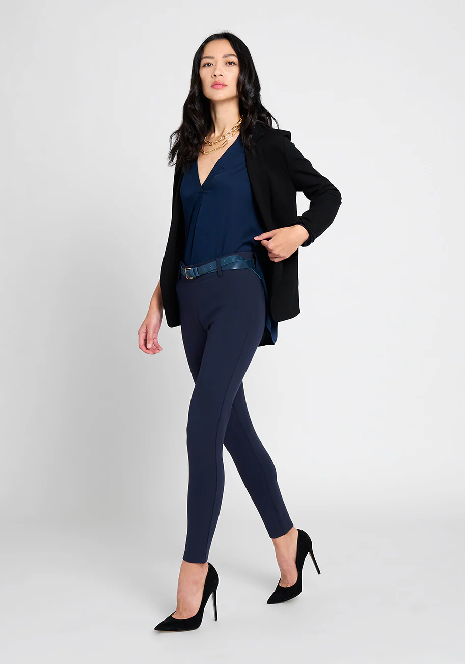 Classic DPYP™ Dress Pant Yoga Pant | Skinny (Navy) - Image 5