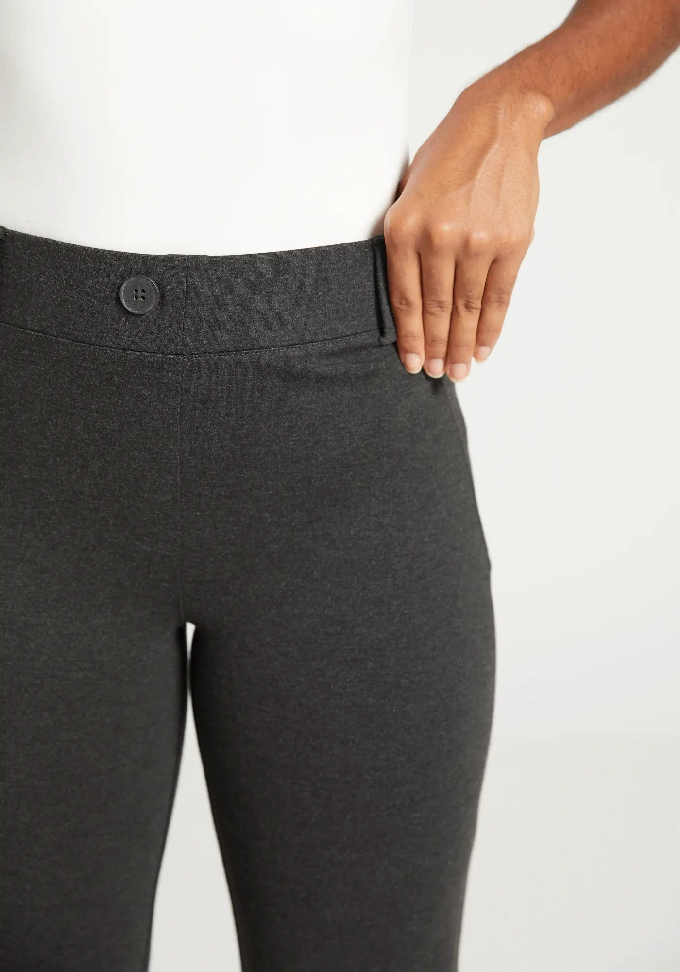 Classic DPYP™ Dress Pant Yoga Pant | Bootcut (Charcoal) - Image 5