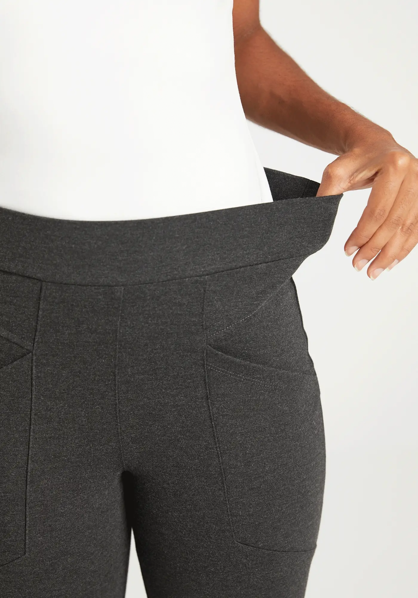 Journey DPYP™ Dress Pant Yoga Pant | Skinny (Charcoal) - Image 3