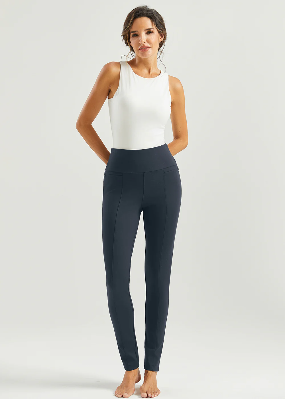Power Down DPYP™ Dress Pant Yoga Pant | Skinny (Navy) - Image 9